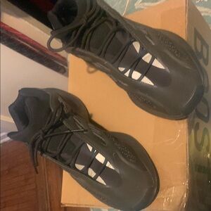 Yeezy Black and Gray Sneakers